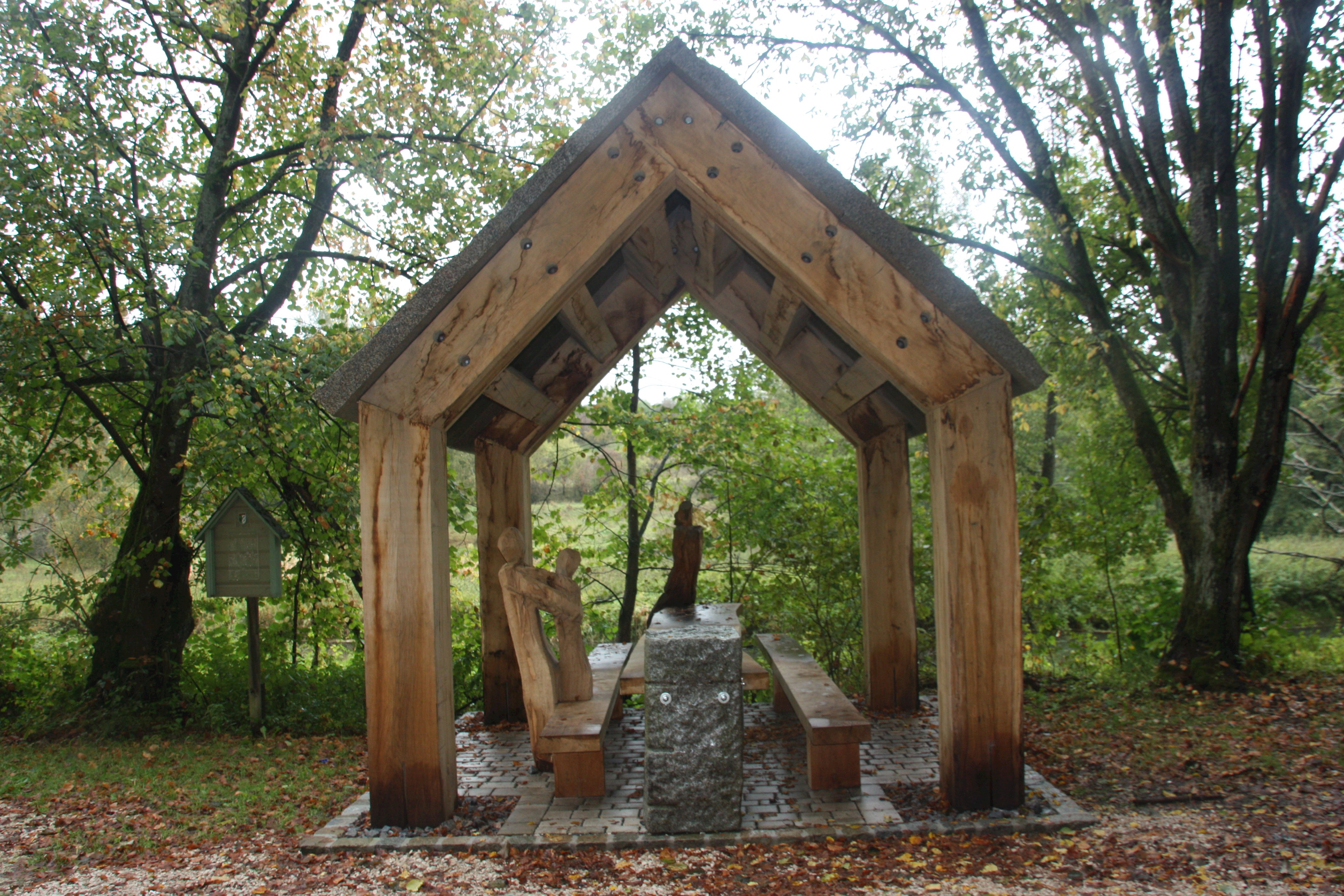 Pavillon Parsberg mit dem Thema Das Leben am Fluss