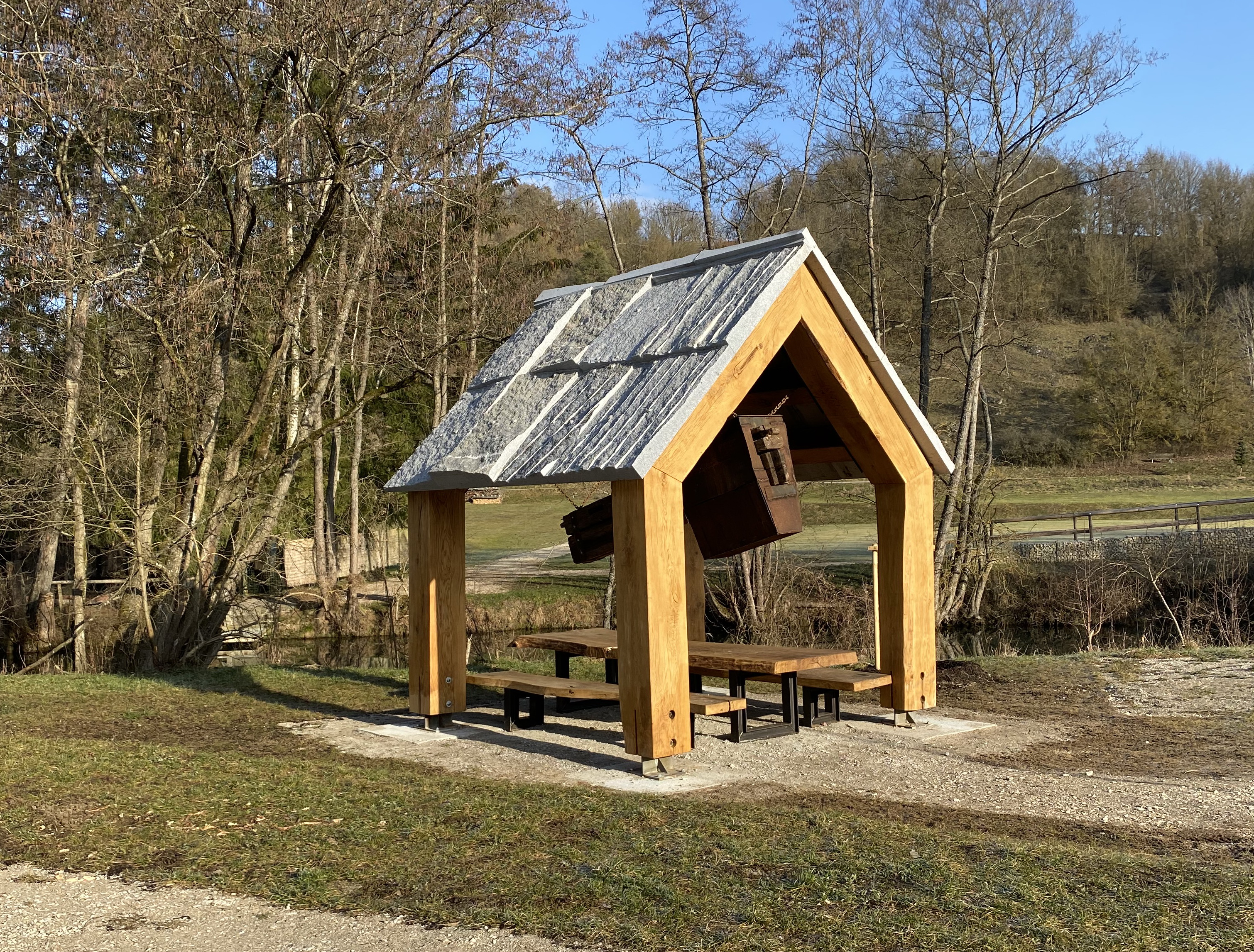 Pavillon Nittendorf, Schönhofen mit dem Thema Eisenhammer Schönhofen - Konsequenz des Fortschrittes